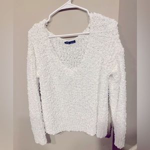 White Fuzzy Sweater